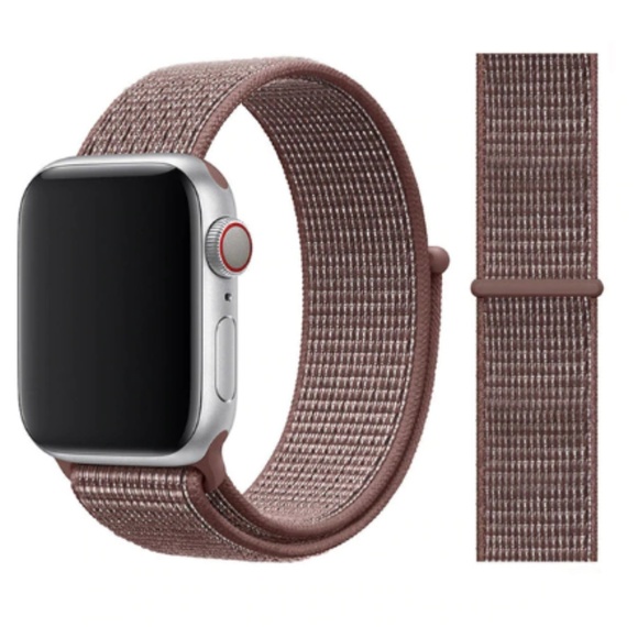 NEW Smokey Mauve Strap Loop Band For Apple Watch - Picture 1 of 5